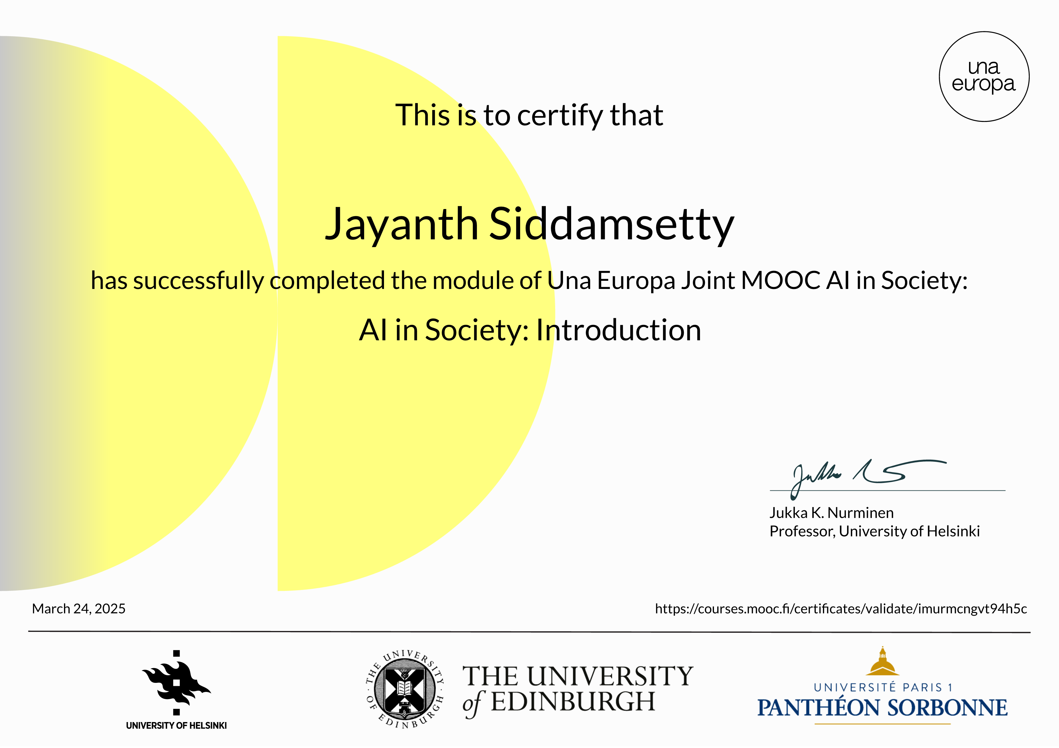 AI in Society