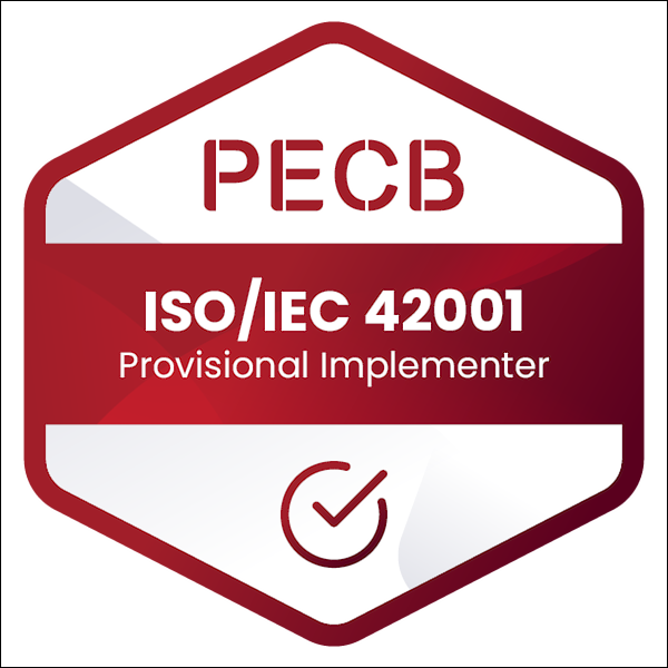 ISO/IEC 42001 Provisional Implementer Badge